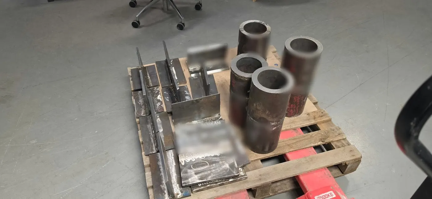Plate and pipe weld test pieces for welder qualification