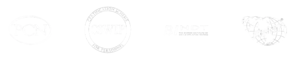 PCN, CSWIP and BINDT personnel certification marks